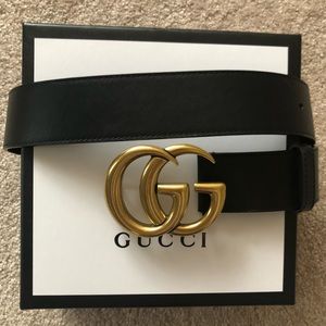 Worn once excellent condition authentic Gucci Marmont belt
